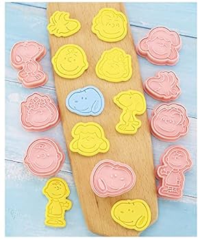 Amazon.co.jp: 8点セット For スヌーピー クッキー型 3D For